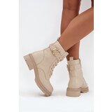 Boto Insulated workery women's with decorative detail beige Talyssa | Shoptok.si