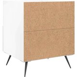  Nočna omarica 2 kosa visok sijaj bela 40x35x47,5 cm inžen. les, (20808429) | Shoptok.si