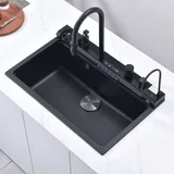 sudoper + slavina Aquaris Smart + filter za vodu, mat crna