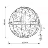 Brilagi Spoljašnja božićna LED dekoracija, kugla prečnika 30 cm, LED/1,3W/230V, IP44 | Eponuda.com