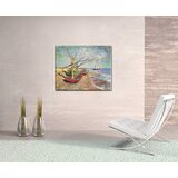  Reprodukcije fishing boats on the beach at saints-maries - vincent van gogh Cene