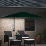  Vrtni suncobran Zelena 248,5 x 247,5 x 160 cm Poliester i čelik | Eponuda.com