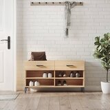 vidaXL Klupa za cipele boja hrasta 102 x 35 x 55 cm konstruirano drvo Cijene