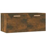  Zidni ormarić dimljeni hrast 80x35x36,5 cm konstruirano drvo | shoptok.hr