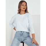DStreet Bluzka damska w paski APRICALE biała | Shoptok.si