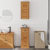 vidaXL Set namještaja za kupaonicu 2 pcs Smeđa i medena smeđa Cijene