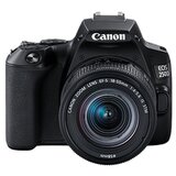 Canon Digitalni SLR fotoaparat EOS 250 D 25.80 MPix Crna 4K-Video, Bluetooth, Mobilni okretni zaslon , WiFi | Eponuda.ba
