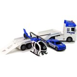  Igračka policijski set kamion transporter helikoptera i auta | shoptok.hr
