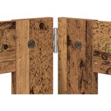  Vrata za pse s postoljem 2 pcs Staro drvo 100 x 80 cm | shoptok.hr