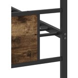  Okvir kreveta bez madraca dimljena boja hrasta 90x190 cm drveni | shoptok.hr