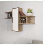 Hanah home zidna polica olida walnut white Cene