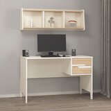 Hanah home radni sto sa policom Ruby Desk + Shelf Set, Moonstone / orah Cene