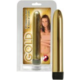 You2Toys Metalik svjetlucavi vibrator - zlatne boje | shoptok.hr