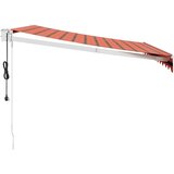  Automatska tenda na uvlačenje narančasto-smeđa 3,5 x 2,5 m | shoptok.hr