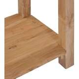 vidaXL Konzolna mizica 120x35x75 cm trdna tikovina | Shoptok.si