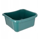 KADAX Plastična kvadratna posoda za perilo 8 l, majhna, z ročaji, zelena, (5000354788) | Shoptok.si
