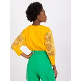 RUE PARIS Blouse-RV-BZ-7551.19-light orange | Shoptok.si