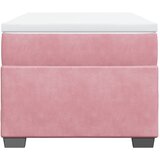Box spring krevet s madracem ružičasti 100x200 cm baršunasti | shoptok.hr