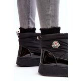 Boto Women's Slip-On Snow Boots On Platform Black Gattea | ePonuda.com