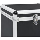  Kutije za pohranu 2 kom crne aluminijske | shoptok.hr