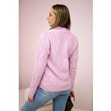 Kesi Sweater with decorative purple knit | shoptok.hr