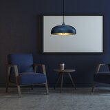  Luster na sajli LINCOLN 1xE27/60W/230V prečnika 35 cm u plavoj boji | Eponuda.com