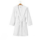 Lessentiel Maison chicago hooded - white white bathrobe Cene