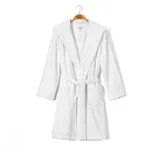 chicago hooded - white white bathrobe