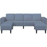  Kavč z blazino Modra 250 x 188 x 76 cm Žametna tkanina, (5000137858) | Shoptok.si