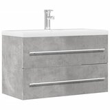 vidaXL omarica za umivalnik artisan hrast 80x38,5x48 cm inženirski les | Shoptok.si