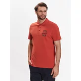 Dolomite Polo majica Dobbiaco 296158-1408 Oranžna Regular Fit