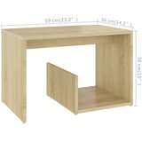  Bočni stolić boja hrasta sonome 59x36x38 cm konstruirano drvo | shoptok.hr
