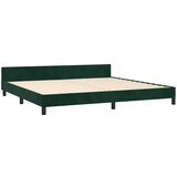  Okvir za krevet bez madraca tamnozeleni 200x200 cm baršunasti | Eponuda.com