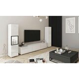 MID.YOU Dnevni Regal Berlin Iii, Bela, Osvetlitev, 3-Delni | Shoptok.si