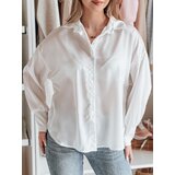 DStreet Koszula damska one size oversize SATINIA biała | shoptok.hr