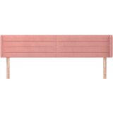  Uzglavlje s ušima ružičasto 203x16x78/88 cm baršunasto | shoptok.hr