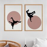 Wallity slika free spirit, 2 dela, 50 x 35 cm Cene