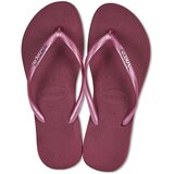 Havaianas Japonke SLIM LOGO METALLIC Rdeča | Shoptok.si