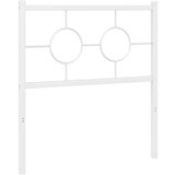  Metalno uzglavlje bijelo 80 cm | shoptok.hr