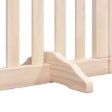  Vrata za pse s vratima sklopiva 6 panela 300 cm drvo topole | shoptok.hr