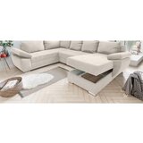 Premium Living Sedežna Garnitura Terana, Krem, Ležišče, Predal | Shoptok.si