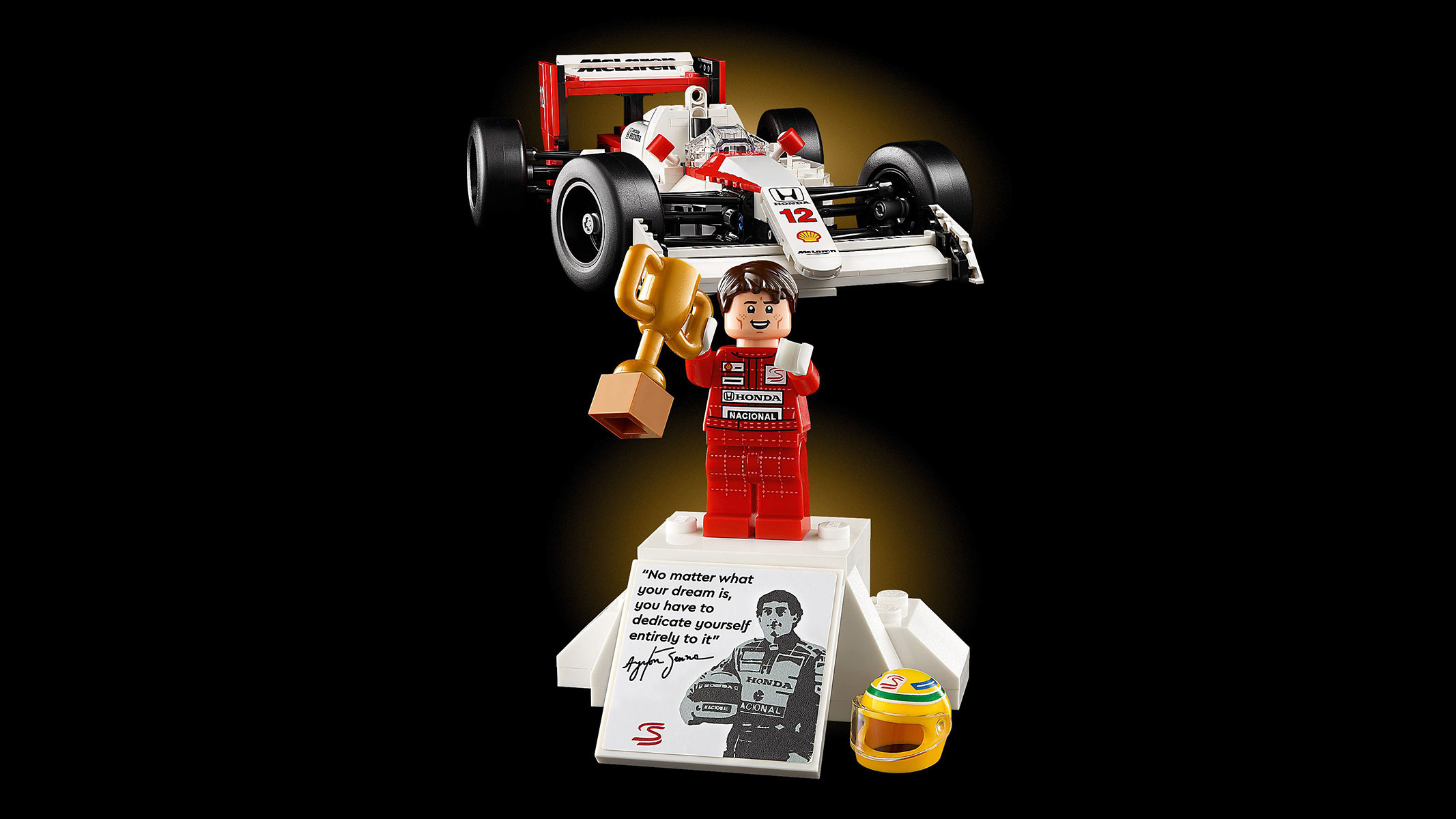 Lego McLaren MP4/4 i Ayrton Senna, Icons, Bijeli | Eponuda.ba