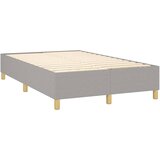  Krevet s oprugama i madrac svjetlosivi 120 x 200cm od tkanine | shoptok.hr