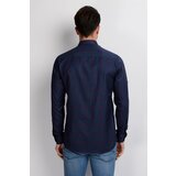 Dewberry G650 MEN'S SHIRT-NAVY-BURGUNDY | Shoptok.si