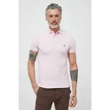 Polo Ralph Lauren Pamučna polo majica boja: ružičasta, jednobojni model