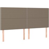 Maison Chic Posteljno vzglavje - Vzglavna omarica 4 kosa taupe 90x5x78/88 cm blago, (22077266) | Shoptok.si