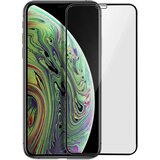 AVIZAR 9H film za ekran iz poševnega kaljenega stekla, popoln oprijem - prozoren s crnim okvirjem str. Apple iPhone 11 Pro, X in XS, (20607189) Cene
