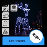 Aigostar LED spoljna božićna dekoracija LED/3,6W/31/230V 6500K 120cm IP44 sob | Eponuda.com