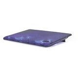 Gembird Notebook Cooling Stand 15,6in, 2x 12,5 cm Fan, LED Backlight, USB Passthrough, Black Cene