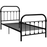 Za krevet crni metalni 100 x 200 cm | shoptok.hr